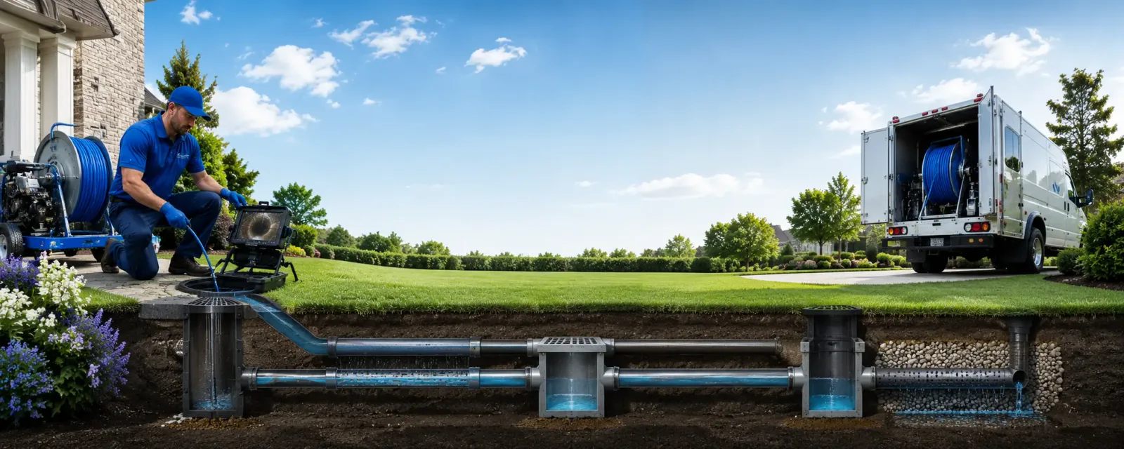 Outdoor drain cleaning information for Lake Park, MN